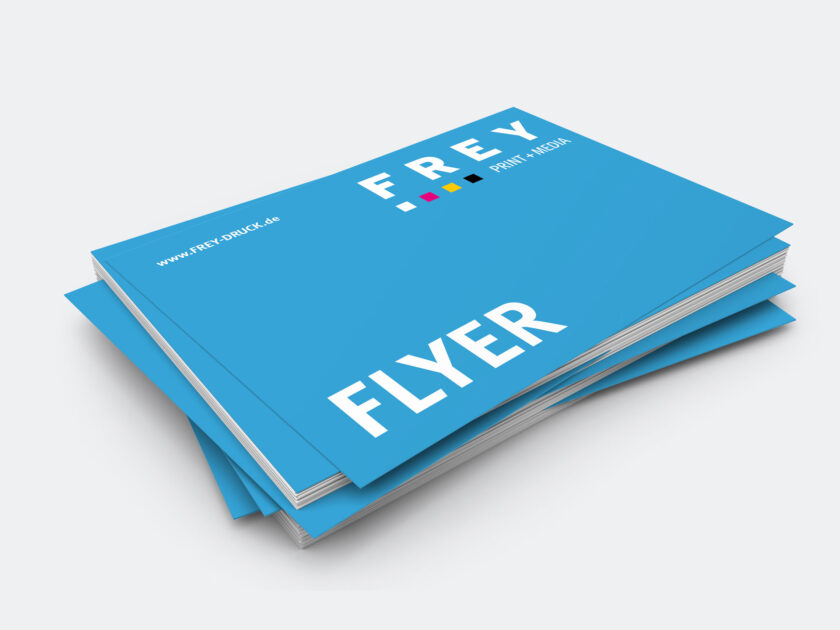 Flyer A6 beidseitig bedruckt FREY DRUCK